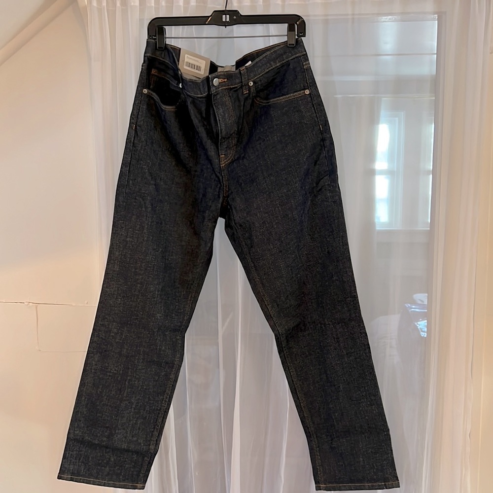 Mens Everlane Straight Indigo Jeans Size 35x30 NWT
